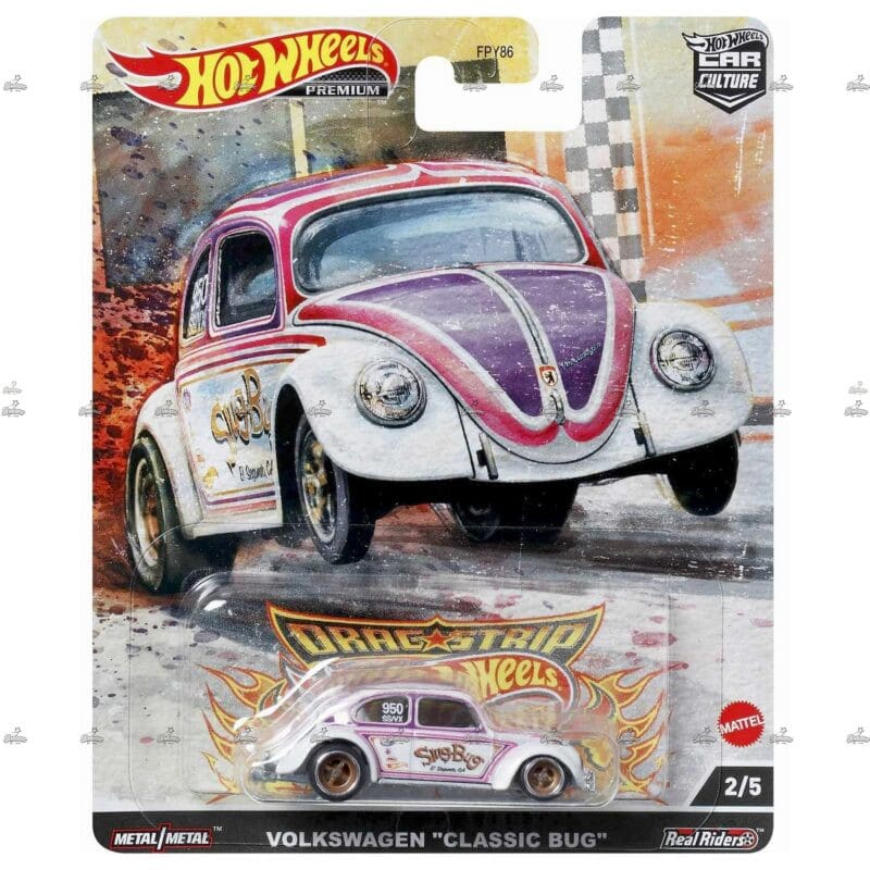 Hot Wheels Premium   Volkswagen Classic Bug   DRAG STRIP 2022