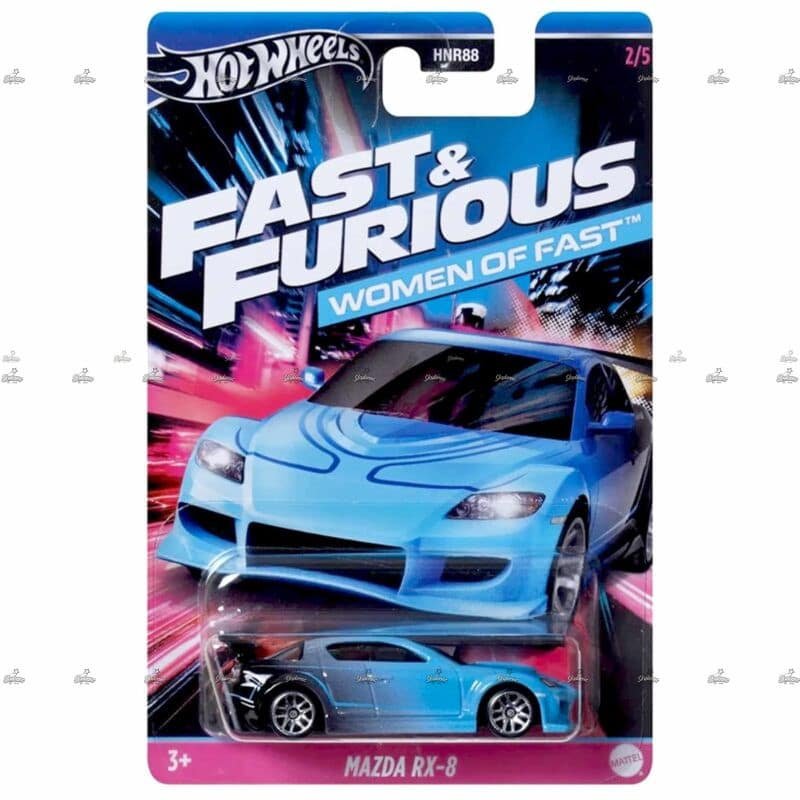 Hot Wheels Silver Series   Mazda RX 7   Fast Furious WOMEN OF FAST