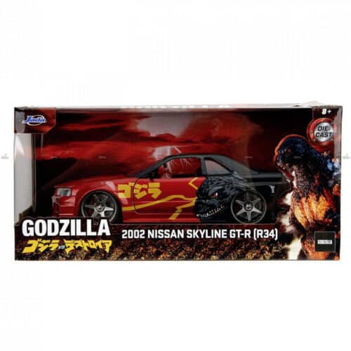 Jada   2002 Nissan Skyline GT R R34   GODZILLA