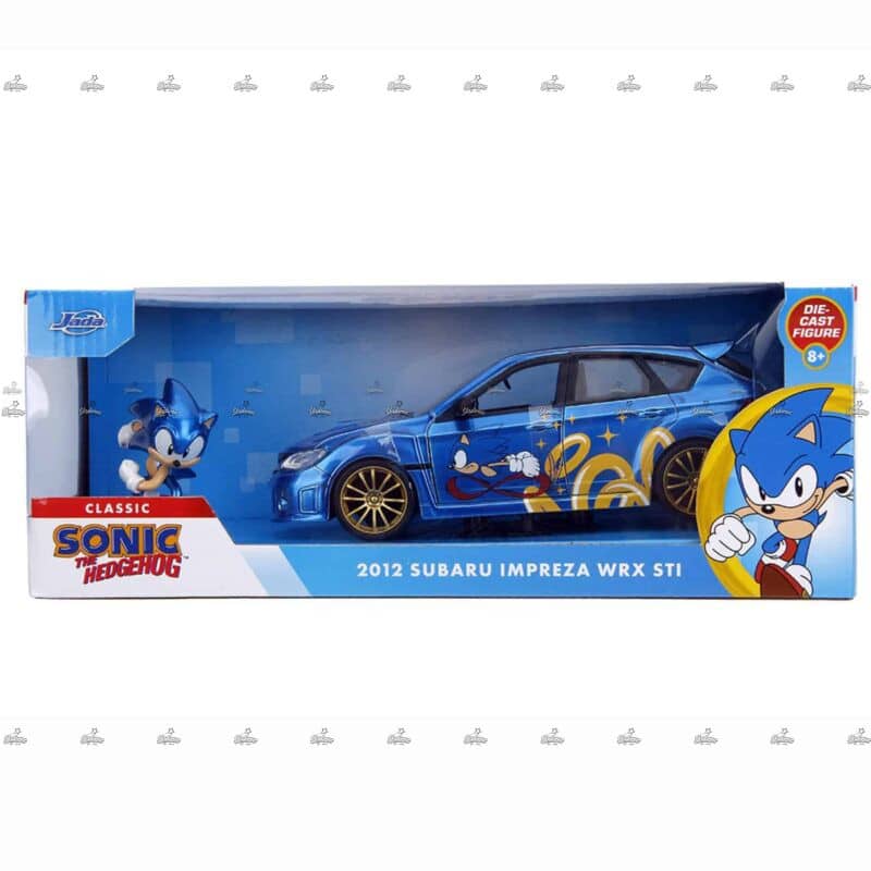 Jada   2012 Subaru Impreza STI   CLASSIC SONIC THE HEDGEHOG
