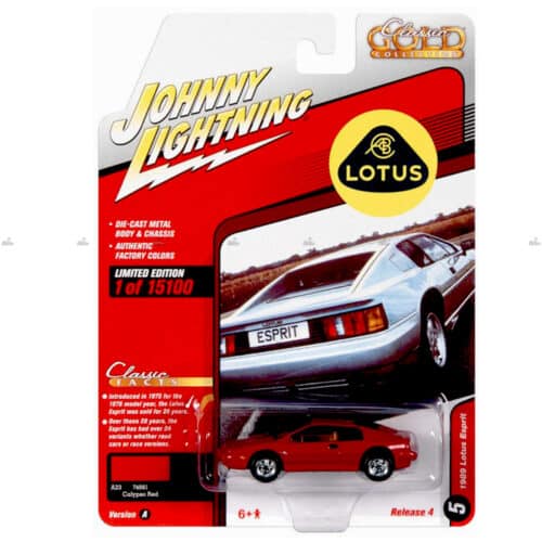 Johnny Lightning   1989 Lotus Esprit   CLASSIC GOLD COLLECTION