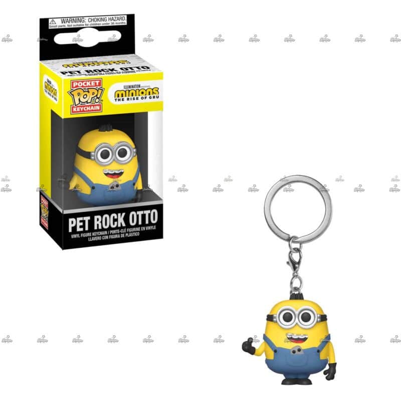 Funko Pocket POP Keychain Pet Rock Otto   MINIONS THE RISE OF GRU