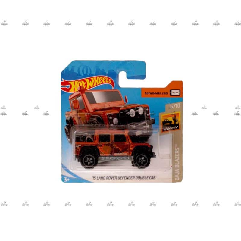 Hot Wheels   15 Land Rover Defender Double Cab   BAJA BLAZERS
