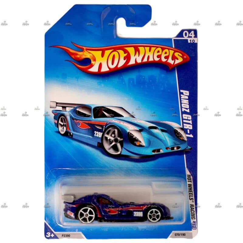 Hot Wheels Blue Card   Panoz GTR 1   HOT WHEELS RACING 09