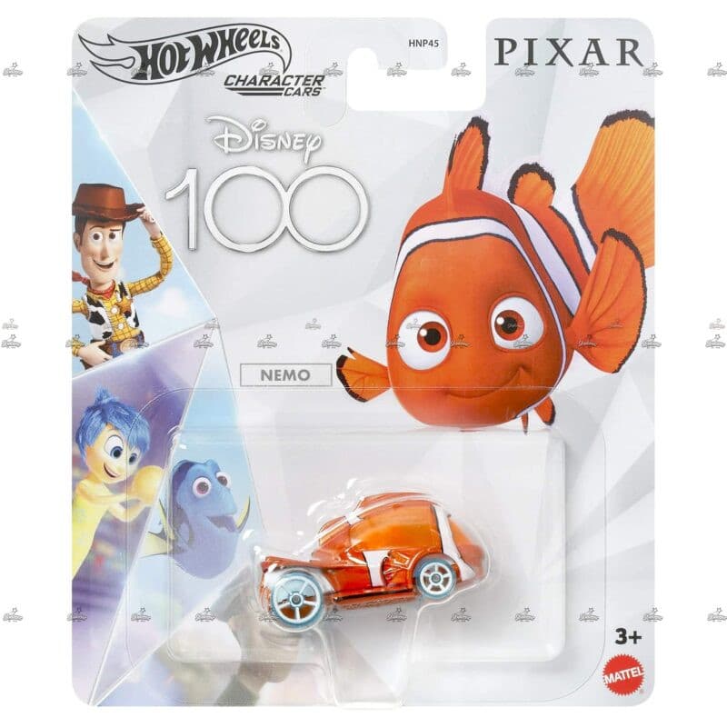 Hot Wheels Character Cars   Nemo   DISNEY 100 YEARS ANNIVERSARY