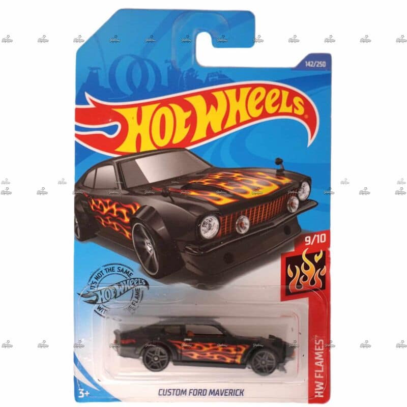 Hot Wheels   Custom Ford Maverick   HW FLAMES