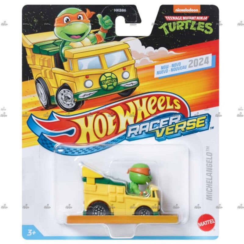 Hot Wheels Racer Verse   Michelangelo   TEENAGE MUTANT NINJA TURTLES
