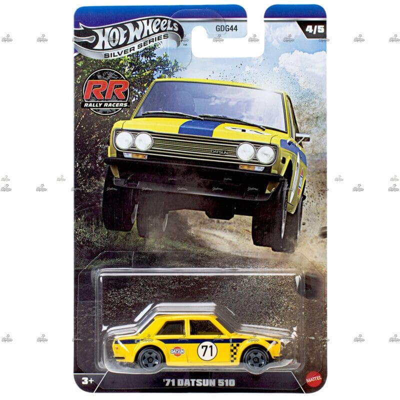Hot Wheels Silver Series   71 Datsun 510   RALLY RACERS