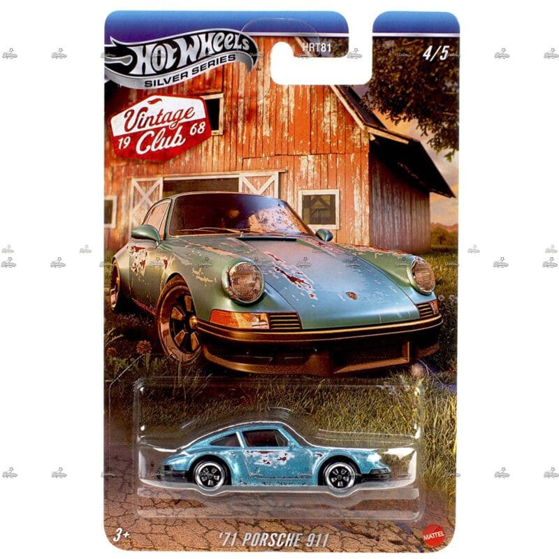Hot Wheels Silver Series   71 Porsche 911   VINTAGE CLUB 1968