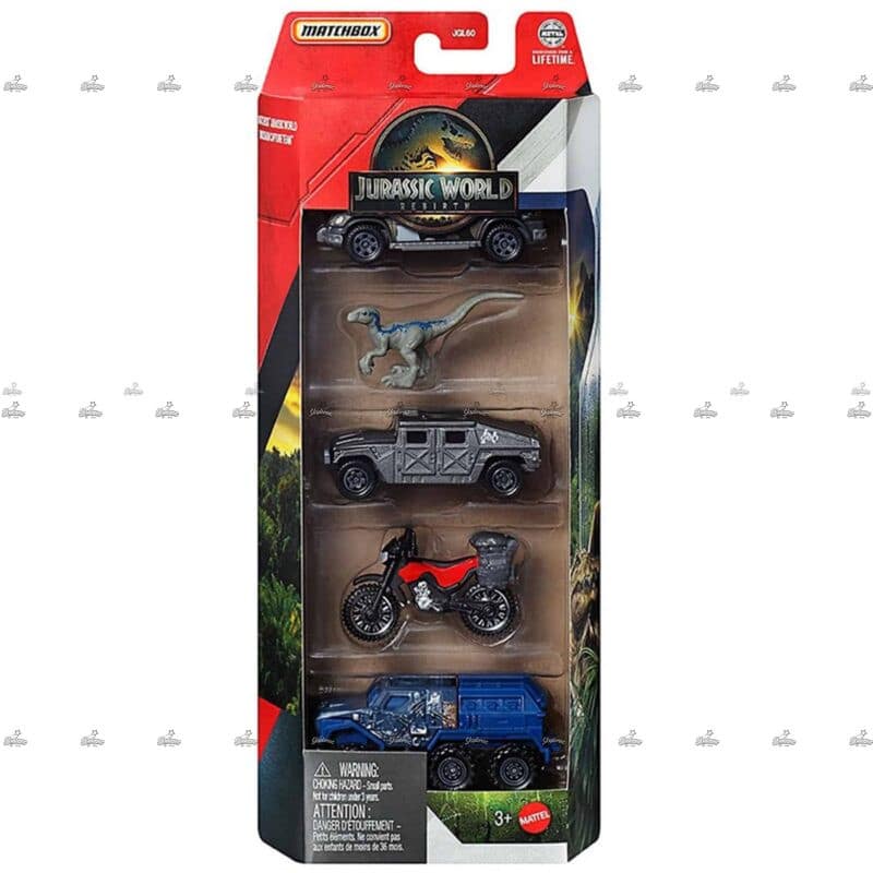 Matchbox Exclusive 5 pack   Jurassic World Rebirth 1