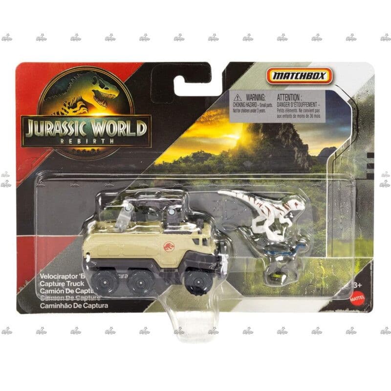 Matchbox Exclusive   Dino Transporter   Velociraptor Truck   JURASSIC WORLD REBIRTH 2025