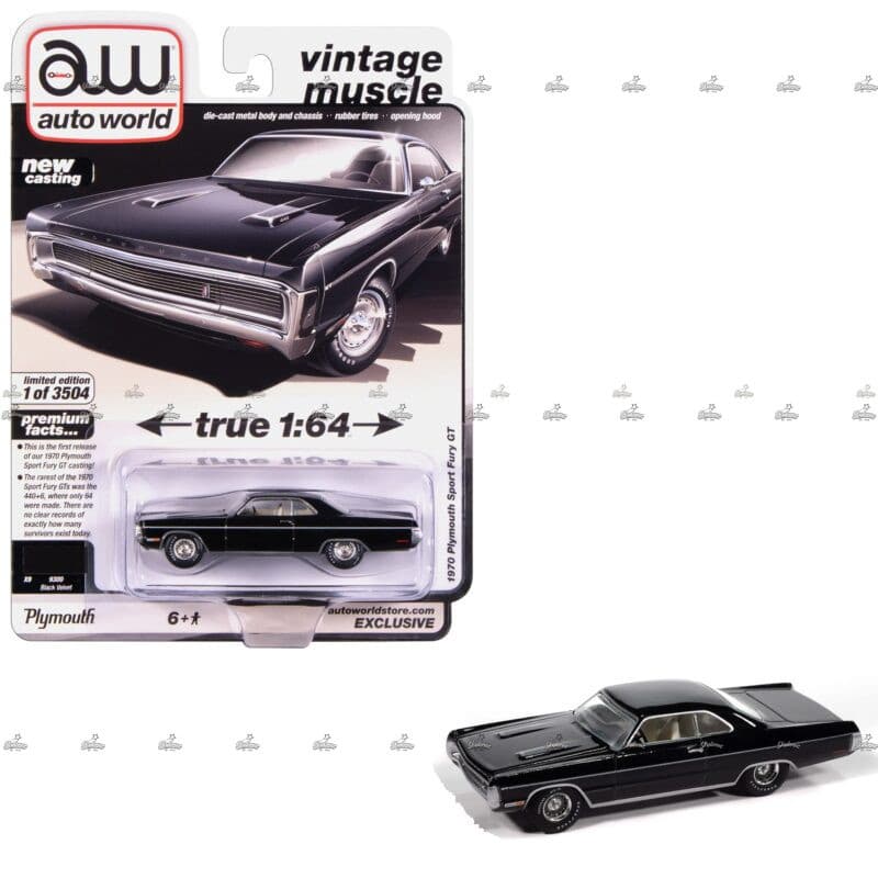 Auto World 1970 Plymouth Sport Fury GT   VINTAGE MUSCLE