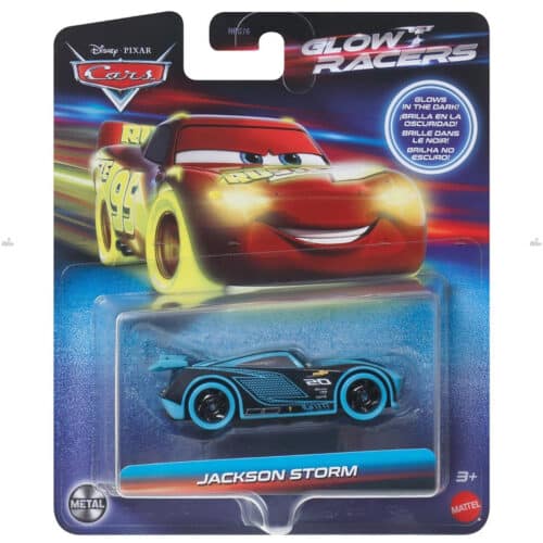 Disney Pixer Cars Jackson Storm GLOW RACERS 2025