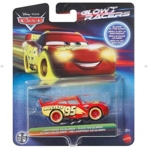 Disney Pixer Cars Lightning Mcqueen GLOW RACERS 2025