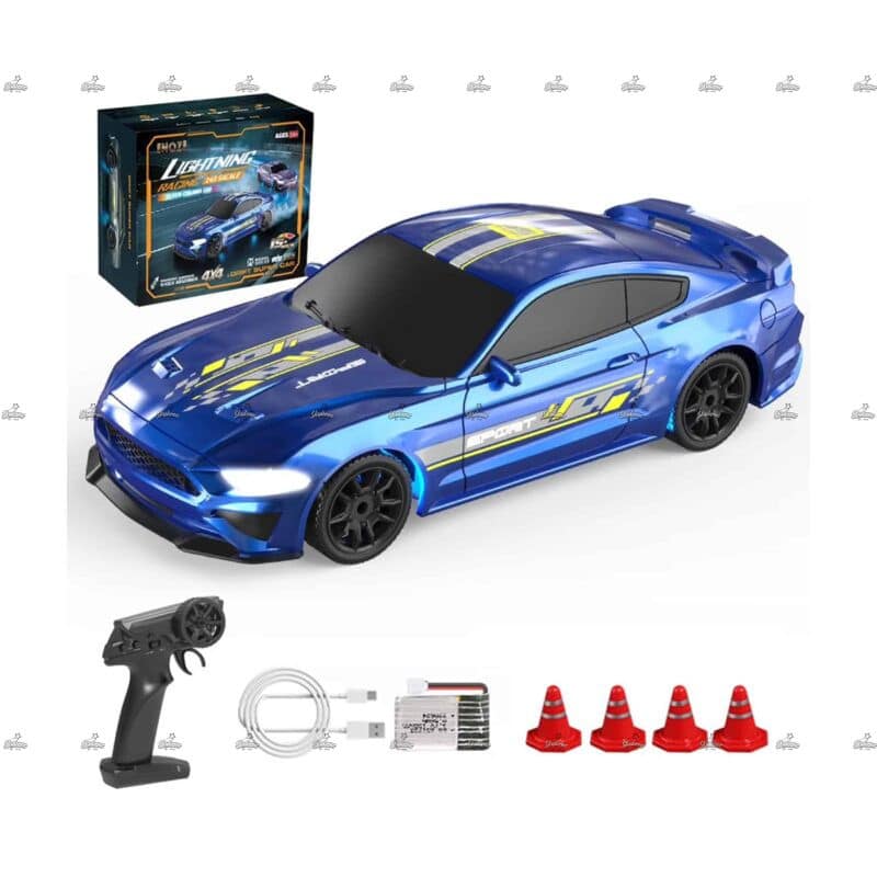 Enoze 8500 Blue Mini RC Drift Car 1 43 Scale