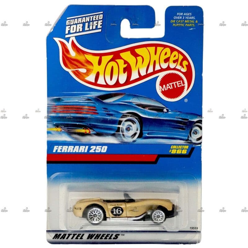 Hot Wheels Blue Card   Ferrari 250   MATTEL WHEELS