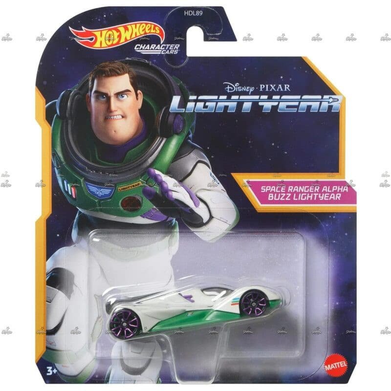 Hot Wheels Character Car  Space Ranger Alpha Buzz Lightyear  DISNEY LIGHTYEAR