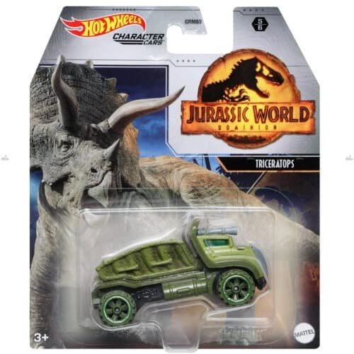 Hot Wheels Character Cars   Triceratops  JURASSIC WORLD 2024