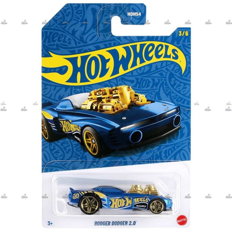 Hot Wheels Exclusive   Rodger Dodger 20   CHROME SERIES 58th ANNIVERASARY EDITION