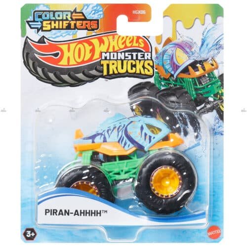 Hot Wheels Monster Truck Pirah AHHHH COLOR SHIFTERS 2024