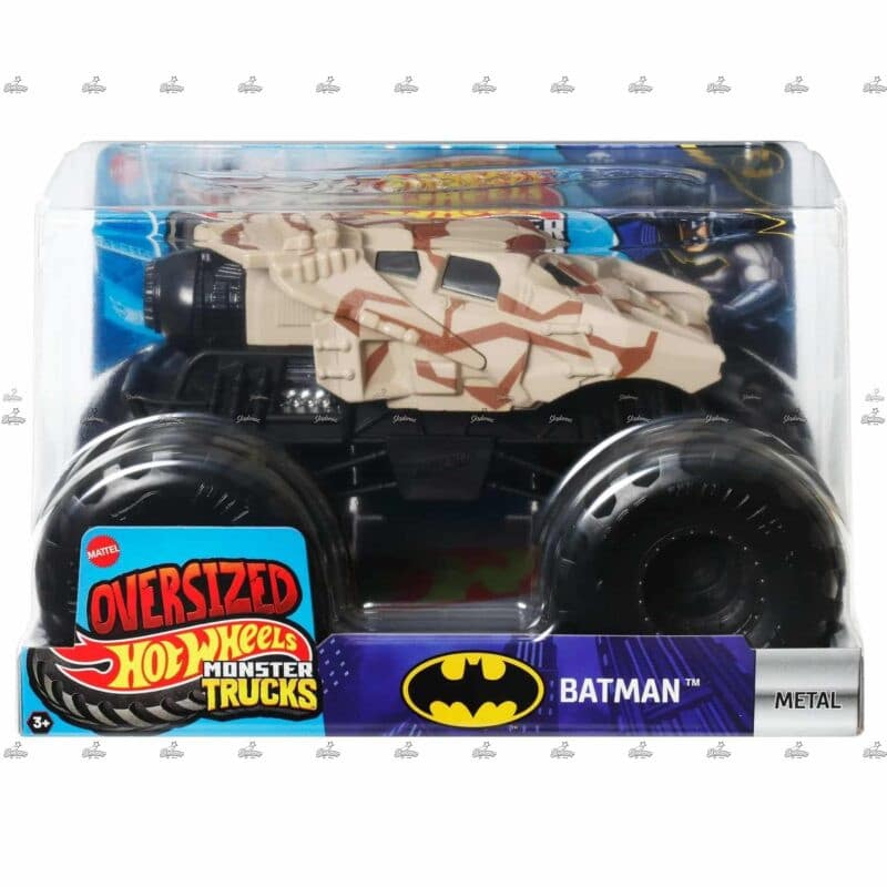 Hot Wheels Monster Trucks   Batmobile Oversized   BATMAN