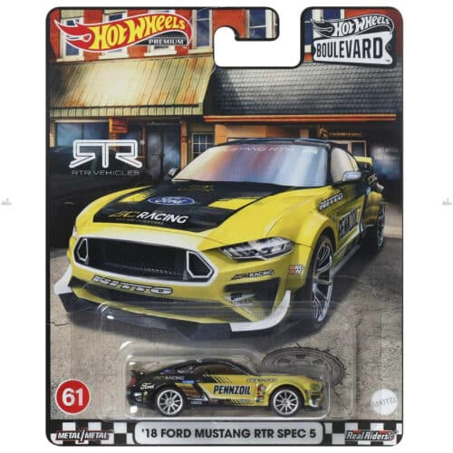 Hot Wheels Premium   18 Ford Mustang RTR Spec 5   RTR VEHICLES