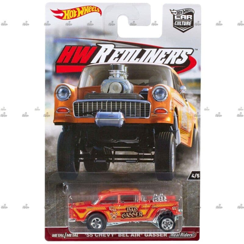 Hot Wheels Premium 55 Chevy Bel Air Gasser HW REDLINERS