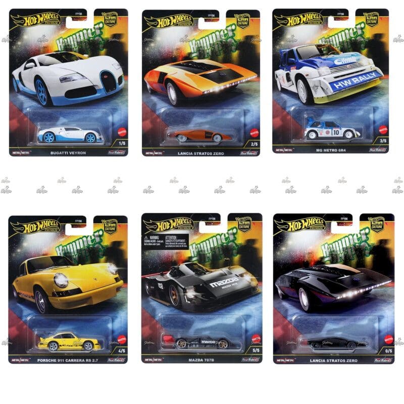 Hot Wheels Premium   Hammer Drop Set of 6 2025
