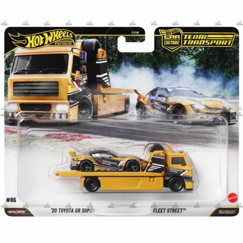 Hot Wheels Premium Team Transport   20 Toyota GR Supra Fleet Street 2026