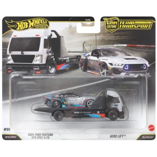 Hot Wheels Premium Team Transport   2024 Ford Mustang RTR Spec 5 RD and Aero Lift 2026