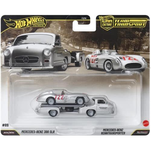 Hot Wheels Premium Team Transport   Mercedes Benz 300 SLR and Mercedes Benz Renntransporter 2026