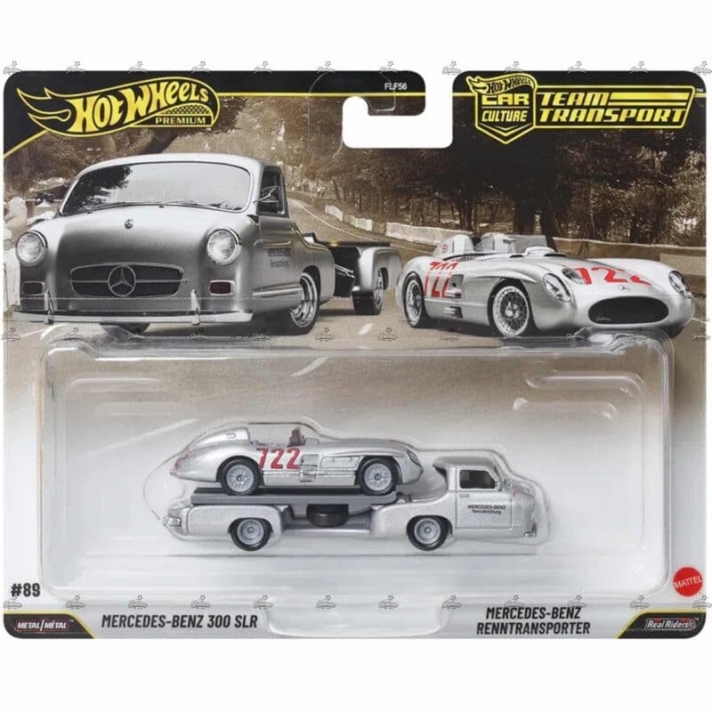 Hot Wheels Premium Team Transport   Mercedes Benz 300 SLR and Mercedes Benz Renntransporter 2026