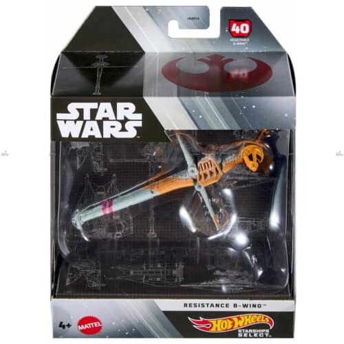 Hot Wheels Starships Select Resistance B Wing STAR WARS