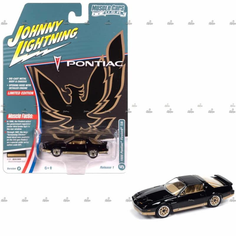 Johnny Lightning   1986 Pontiac Firebird TA   MUSCLE CARS