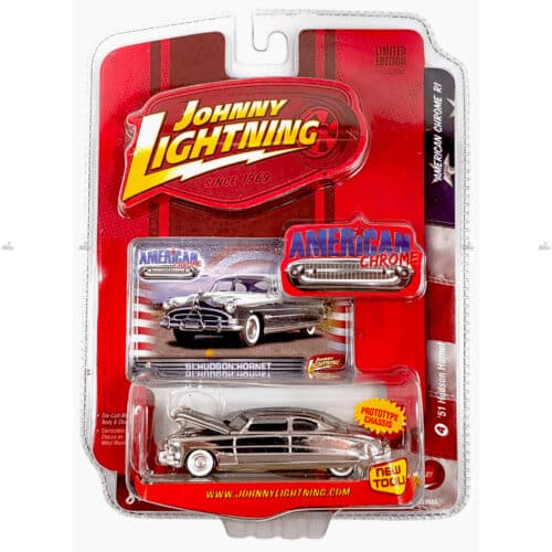 Johnny Lightning   51 Hudson Hornet   AMERICAN CHROME