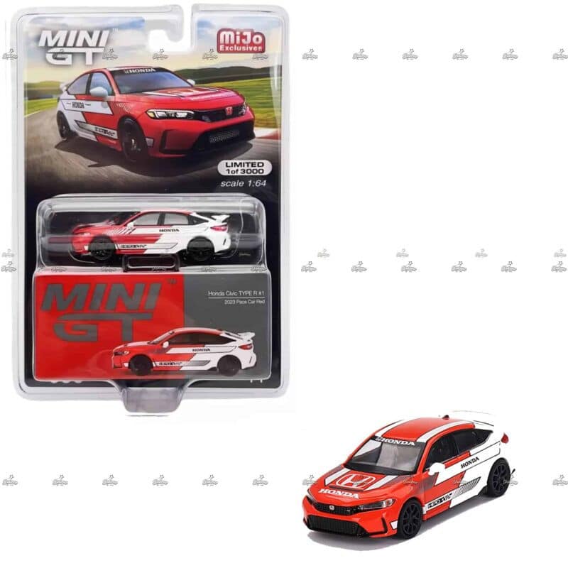 Mini GT   Honda Civic TYPE R 2023 Pace Car Red 686