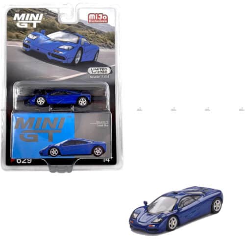 Mini GT   Mclaren F1   Cobalt Blue 629