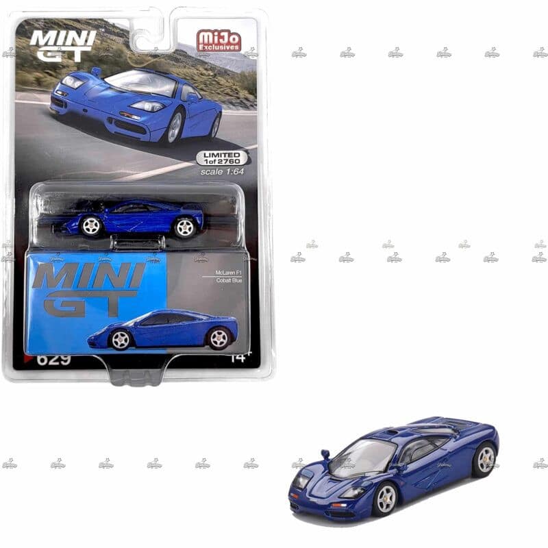 Mini GT   Mclaren F1   Cobalt Blue 629