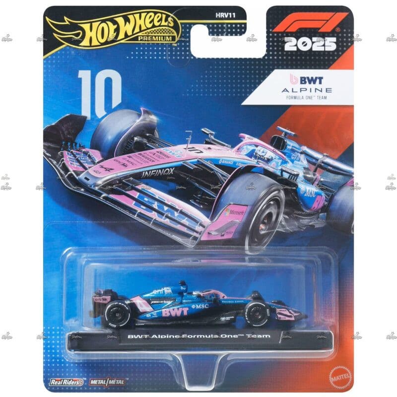 Hot Wheels Premium BWT Alpine Formula one Team 10 FORMULA 1 2025 2026