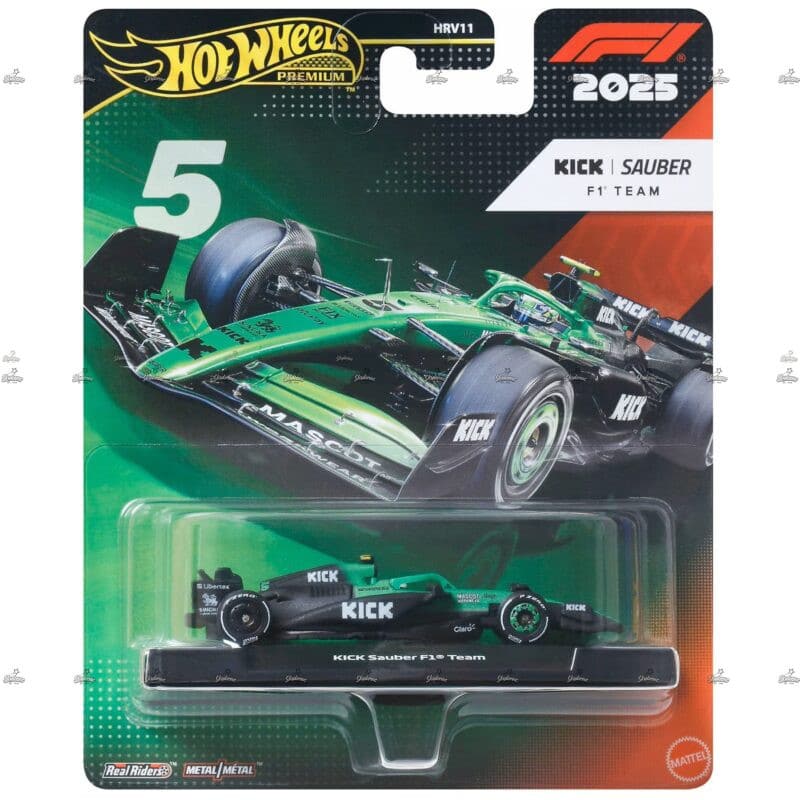 Hot Wheels Premium Kick Sauber F1 Team 5 FORMULA 1 2025 2026