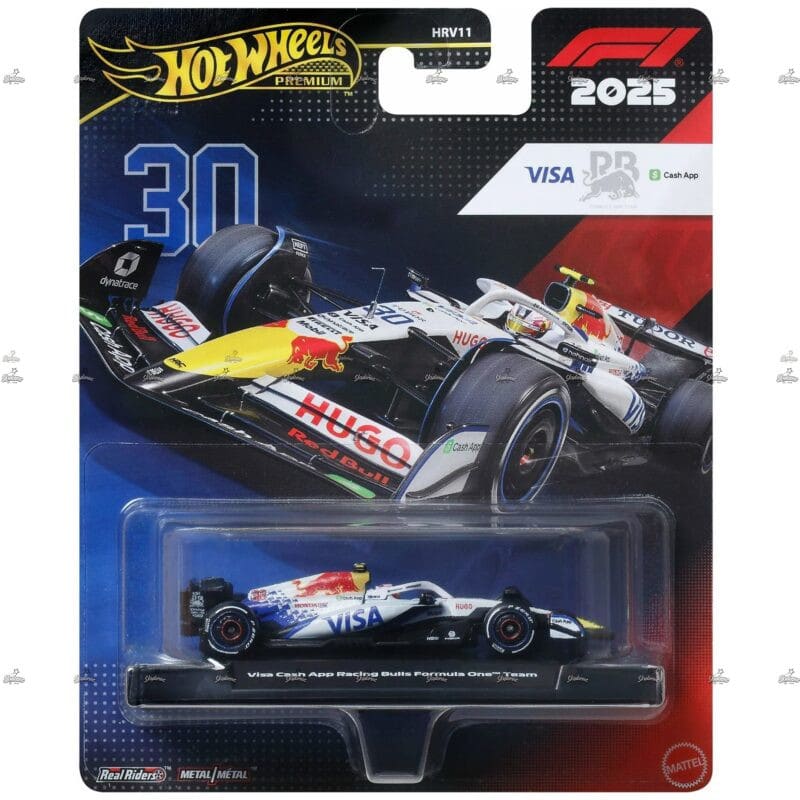 Hot Wheels Premium Visa Cash App Racing Bulls Formula One Team 30 FORMULA 1 2025 2026