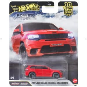 Hot Wheels Premium 2019 Jeep grand Cherokee Trackhawk POWER TRIP 2026