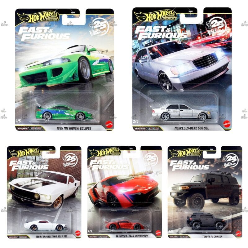 Hot Wheels Premium Fast Furious 25th Anniversary 2026
