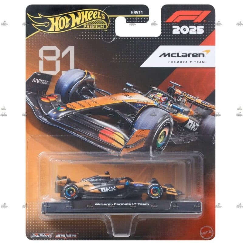 Hot Wheels Premium Mclaren Formula 1 team 81 FORMULA 1 2025 2026