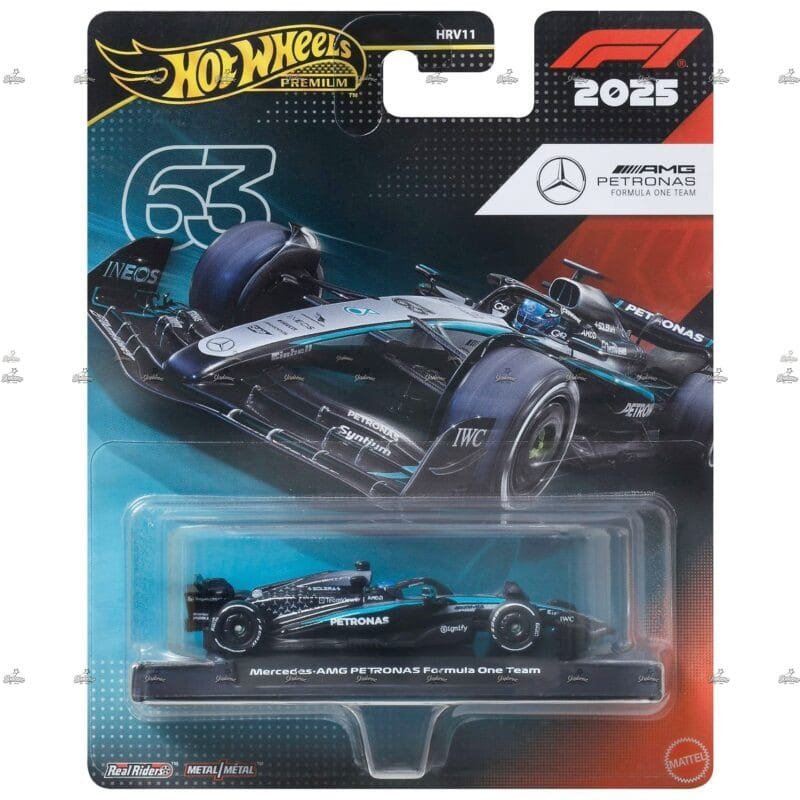 Hot Wheels Premium Mercedes AMG PETRONAS Formula one Team 63 FORMULA 1 2025 2026