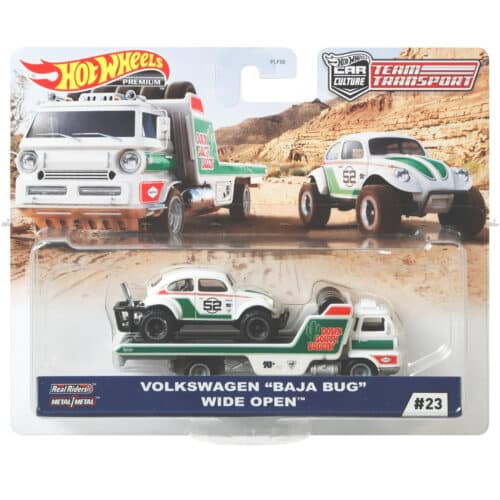 Hot Wheels Premium Team Transport Volkswagen Baja Bug Wide Open