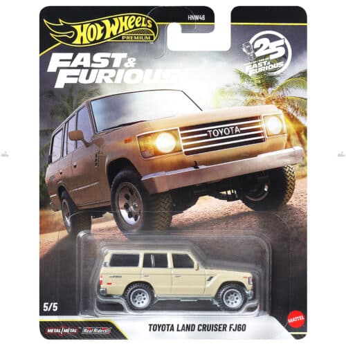 Hot Wheels Premium Toyota Land Cruiser FJ60 FAST FURIOUS 25TH ANNIVERSARY