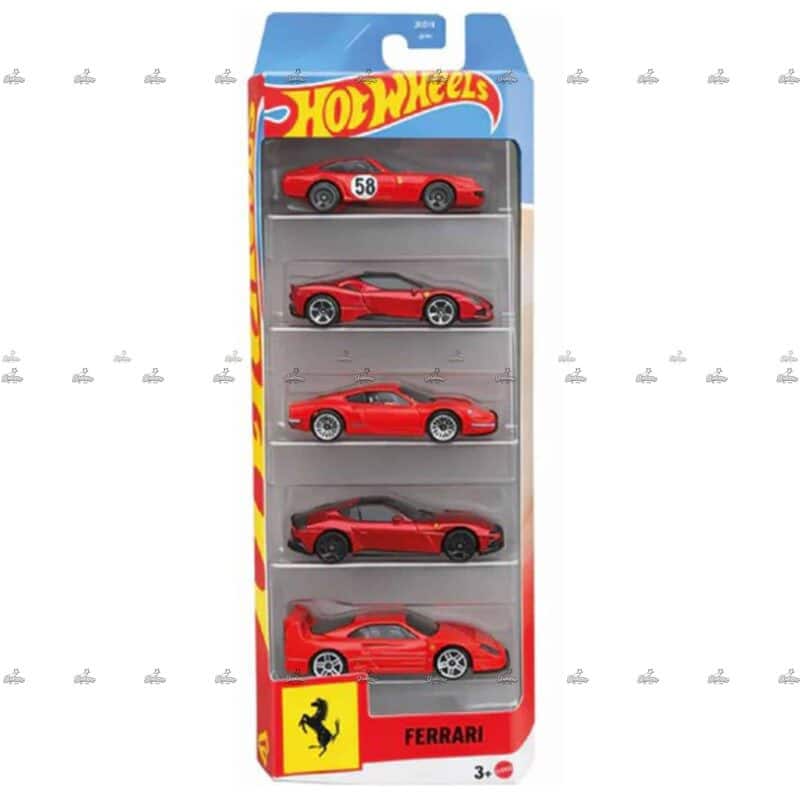Hot Wheels 5 Pack Ferrari #2026