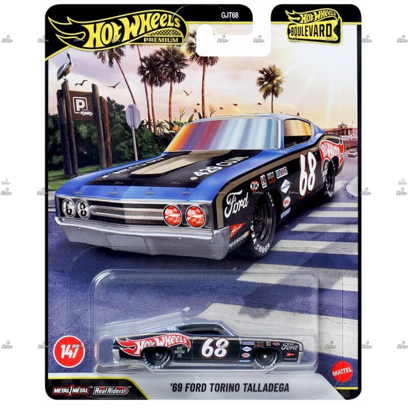 Hot Wheels Premium 69 Ford Torino Talladega BOULEVARD #2026