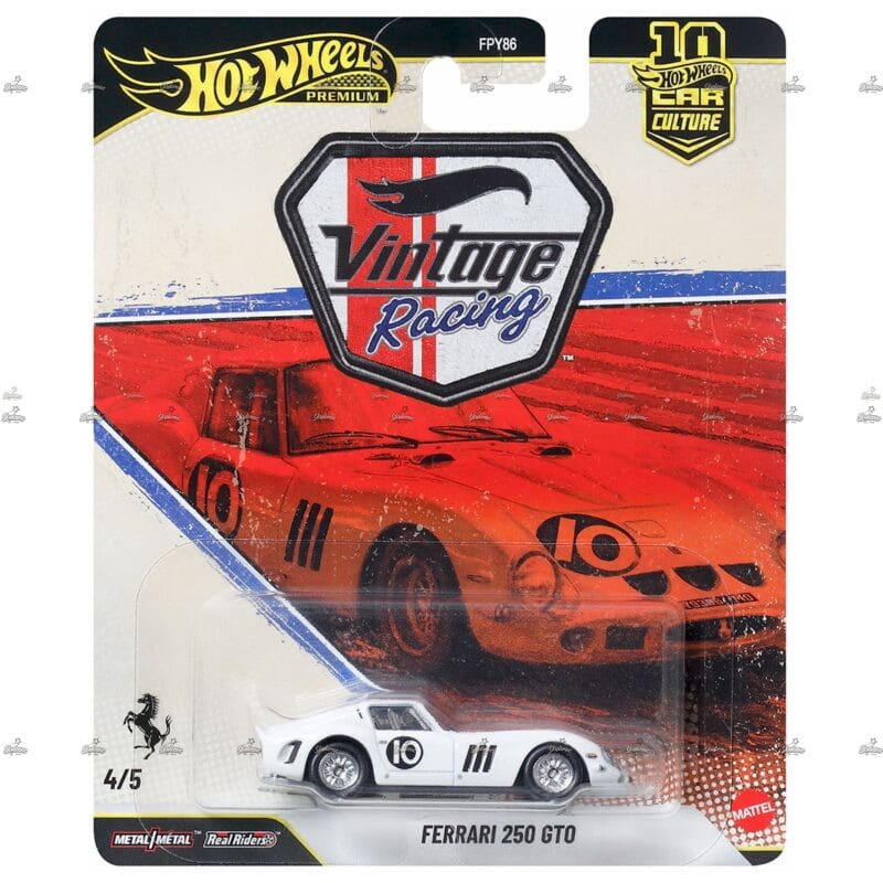 Hot Wheels Premium Ferrari 250 GTO VINTAGE RACING #2026